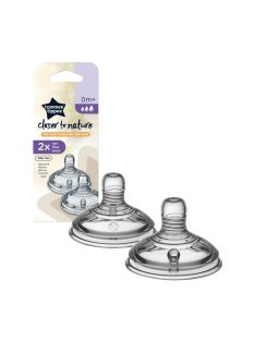   Tommee Tippee Closer to Nature cumisüveg cumi variábilis, 2 db
