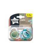 Tommee Tippee Moda játszócumi 0-6 hó, Fiú, 2db