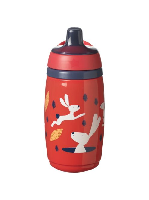 Tommee Tippee Superstar insulatated sportee sportkupakos hőtartó pohár, piros, 266 ml