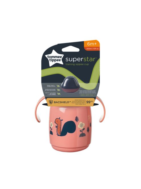 Tommee Tippee Superstar training sippee csőrös pohár, rózsaszín, 300 ml