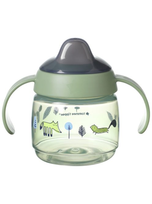 Tommee Tippee Superstar weaning sippee csőrös pohár, zöld, 190 ml 