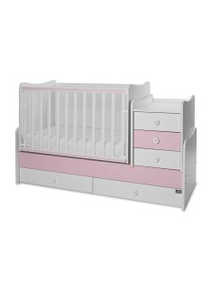   Lorelli Maxi Plus kombi ágy 70x160 - Orchid & Orchid Pink ÚJ