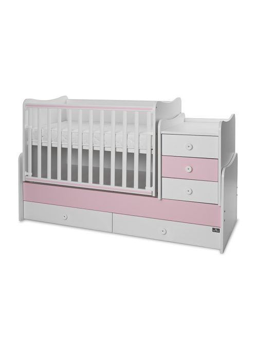 Lorelli Maxi Plus kombi ágy 70x160 - Orchid & Orchid Pink ÚJ