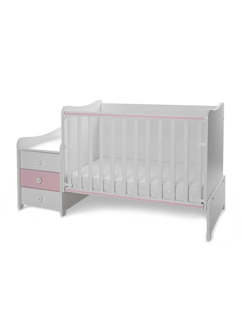 Lorelli Maxi Plus kombi ágy 70x160 - Orchid & Orchid Pink ÚJ