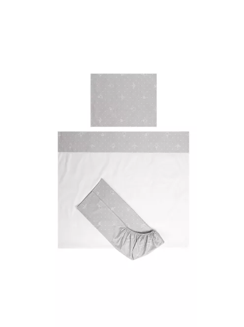 Lorelli Tiny Dream Trio ágynemű garnitúra 60x120 - Bear Grey