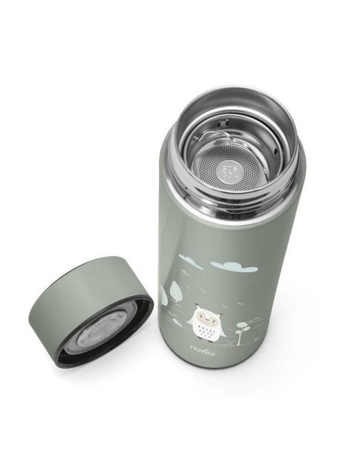 Nuvita termosz digitális hőmérséklet kijelzővel 500ml - Sage Green - 4455