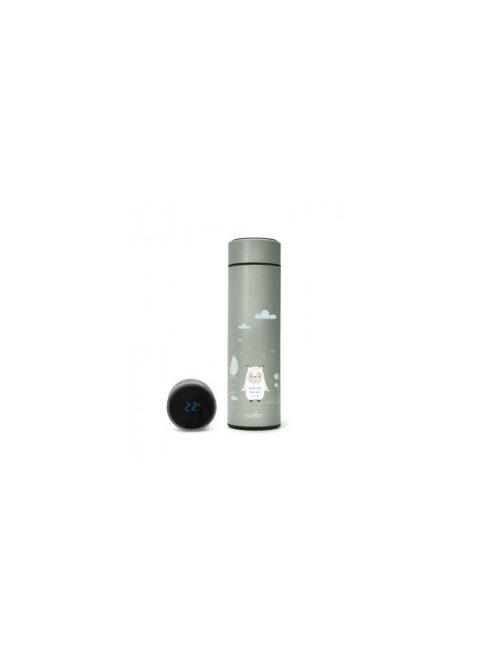 Nuvita termosz digitális hőmérséklet kijelzővel 500ml - Sage Green - 4455