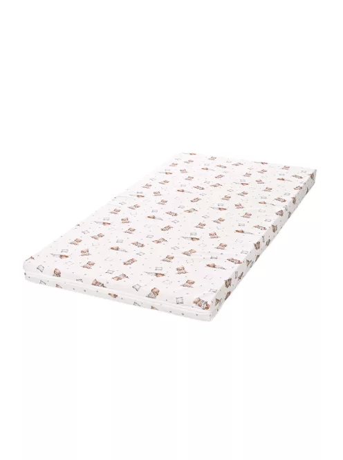 Lorelli Classic Habszivacs matrac 60x120x6 cm - Bear and pill Beige