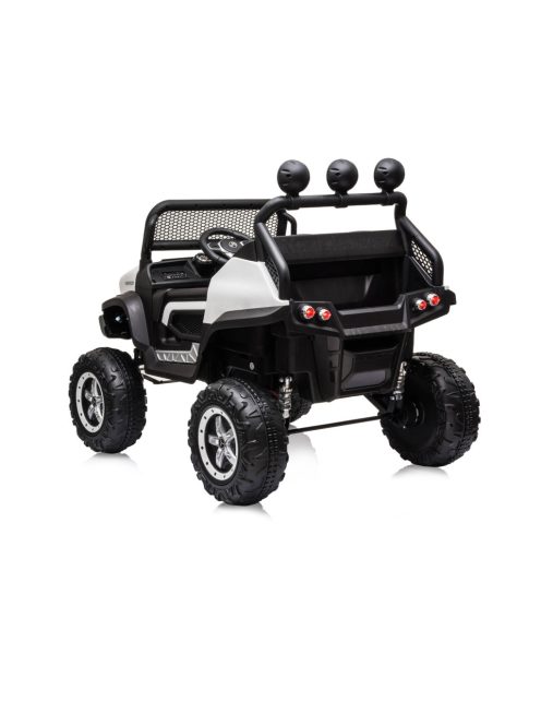 Chipolino Off Road Mercedes UNIMOG elektromos autó bőr üléssel - white