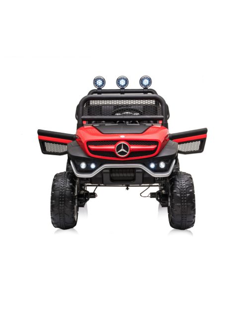 Chipolino Off Road Mercedes UNIMOG elektromos autó bőr üléssel - red