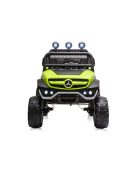 Chipolino Off Road Mercedes UNIMOG elektromos autó bőr üléssel - green