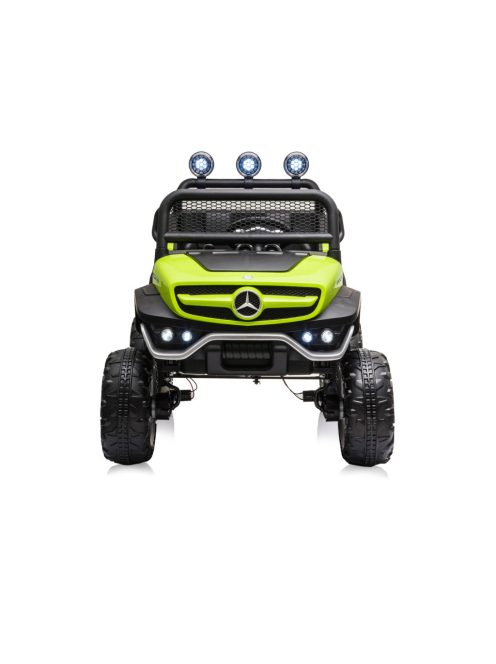 Chipolino Off Road Mercedes UNIMOG elektromos autó bőr üléssel - green