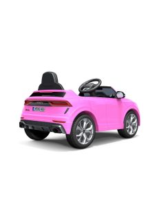 Chipolino Audi RS Q8 elektromos autó bőr üléssel - pink