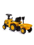 Chipolino CAT traktor bébitaxi - yellow