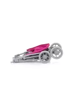 Chipolino Alice játék babakocsi - Grey/Pink linen