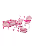 Chipolino Trixy 3 in 1 babázós játék szett - Unicorn