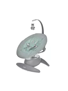   Lorelli Bella elektromos babahinta 9 kg-ig - Frosty Green Stars