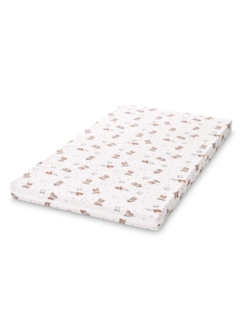 Lorelli Classic Habszivacs matrac 62x110x6 cm - Bear and Pillow Beige