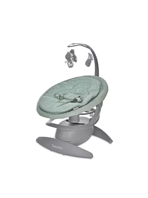 Lorelli Toscana elektromos babahinta 9 kg-ig - Frosty Green Stars