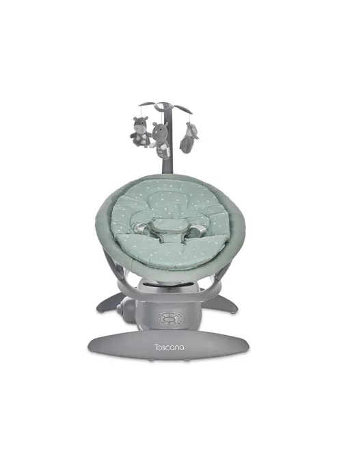 Lorelli Toscana elektromos babahinta 9 kg-ig - Frosty Green Stars