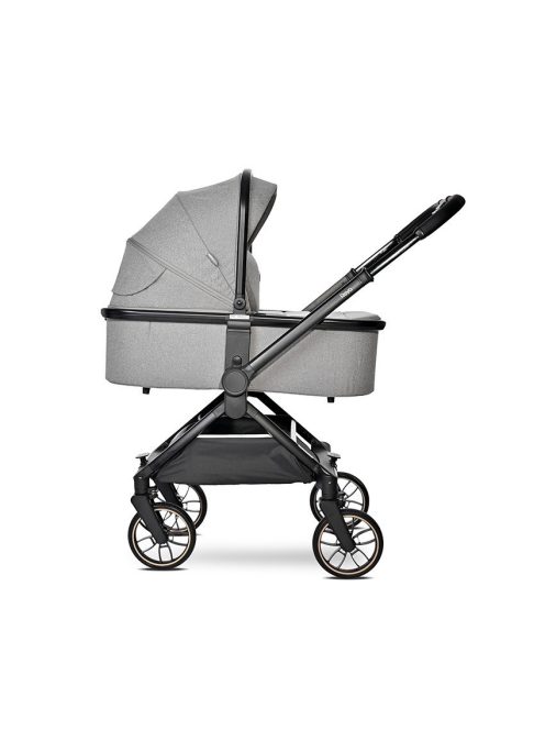 Lorelli Reya 3az1-ben multifunkciós babakocsi átfordítható tolókarral + Joy autóshordozó - Grey