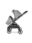 Lorelli Reya 3az1-ben multifunkciós babakocsi átfordítható tolókarral + Joy autóshordozó - Grey