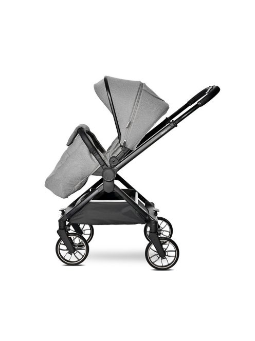 Lorelli Reya 3az1-ben multifunkciós babakocsi átfordítható tolókarral + Joy autóshordozó - Grey