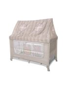 Lorelli Sweet Home 2, multifunkciós utazóágy tetővel - Beige