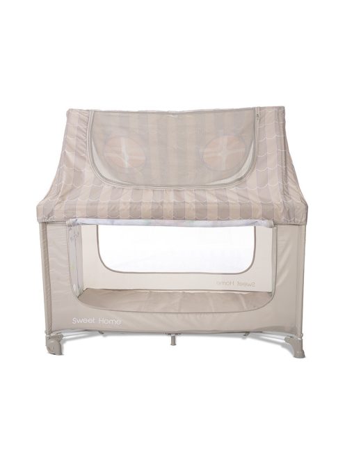 Lorelli Sweet Home 2, multifunkciós utazóágy tetővel - Beige