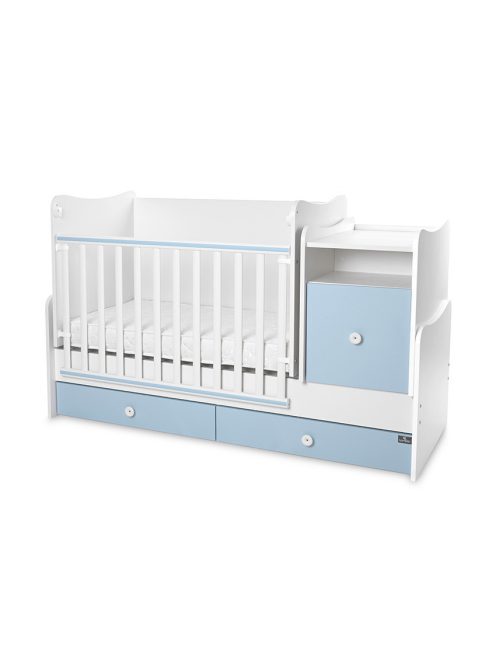 Lorelli Trend PLUS kombi ágy 70x165 - White Baby Blue