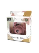 Lorelli Természetes szilikon csörgő-rágóka - Deep Pink