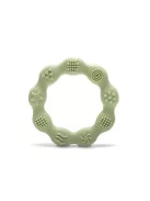 Lorelli Természetes szilikon rágóka karika - Fresh Green