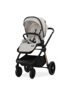 Lorelli Bianca 3az1-ben újszülött babakocsi Lorelli Aria Luxe hordozóval - Beige (2 doboz)