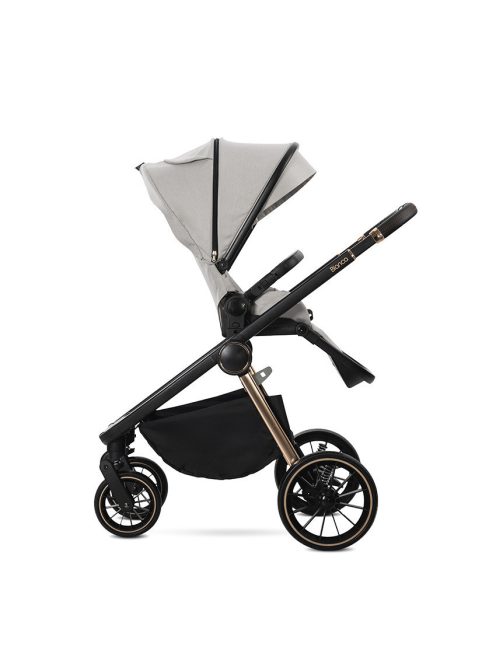 Lorelli Bianca 3az1-ben újszülött babakocsi Lorelli Aria Luxe hordozóval - Beige (2 doboz)