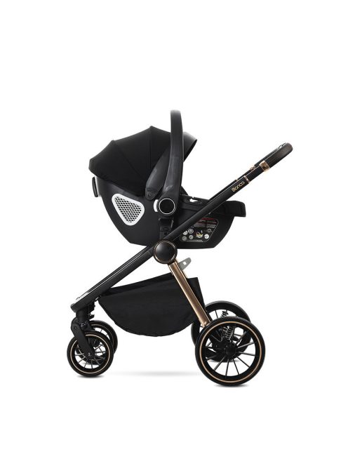 Lorelli Bianca 3az1-ben újszülött babakocsi Lorelli Aria Luxe hordozóval - Beige (2 doboz)