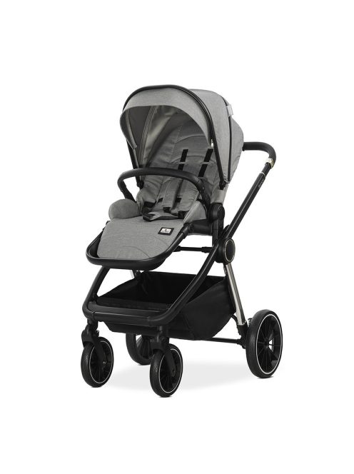 Lorelli Bianca 3az1-ben újszülött babakocsi Lorelli Aria Luxe hordozóval - Grey (2 doboz)