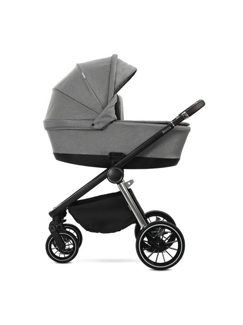 Lorelli Bianca 3az1-ben újszülött babakocsi Lorelli Aria Luxe hordozóval - Grey (2 doboz)
