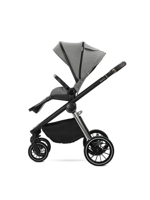 Lorelli Bianca 3az1-ben újszülött babakocsi Lorelli Aria Luxe hordozóval - Grey (2 doboz)