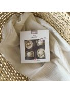 BIBS Try-it Cumi 4 db-os kollekció, krémfehér