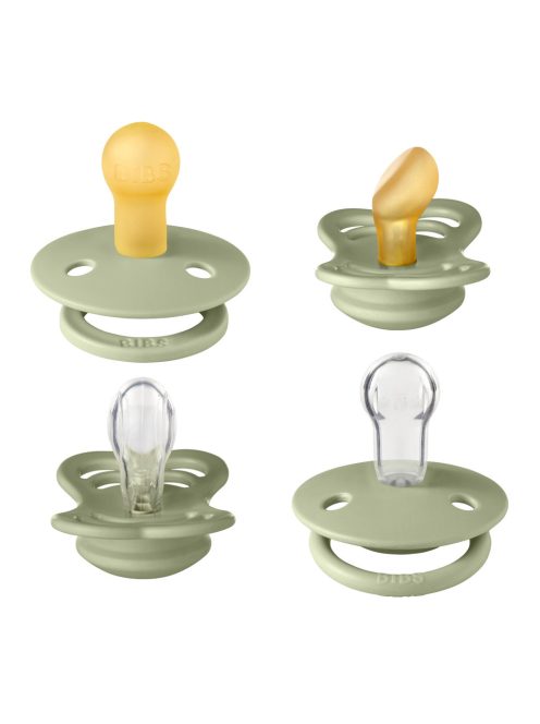 BIBS Try-it Cumi, 4 db-os kollekció, zsálya