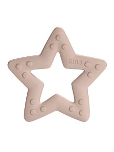 BIBS Rágóka, csillag, púderrózsaszín