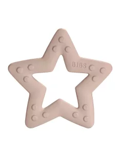 BIBS Rágóka, csillag, púderrózsaszín