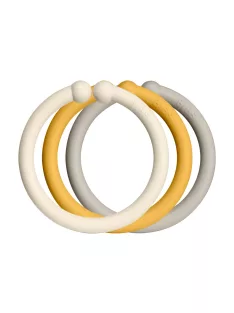 BIBS Karikák, (Krémfehér - méz - homok)