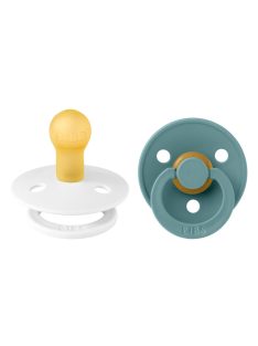 BIBS Colour 2-es szett, (Óceán/Hófehér), 0-6 hó