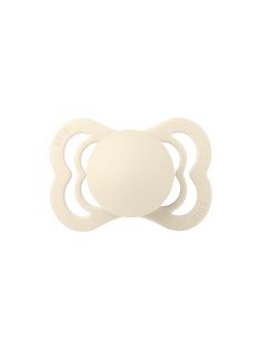 BIBS Supreme cumi, krémfehér, szilikon, 0-6 hó