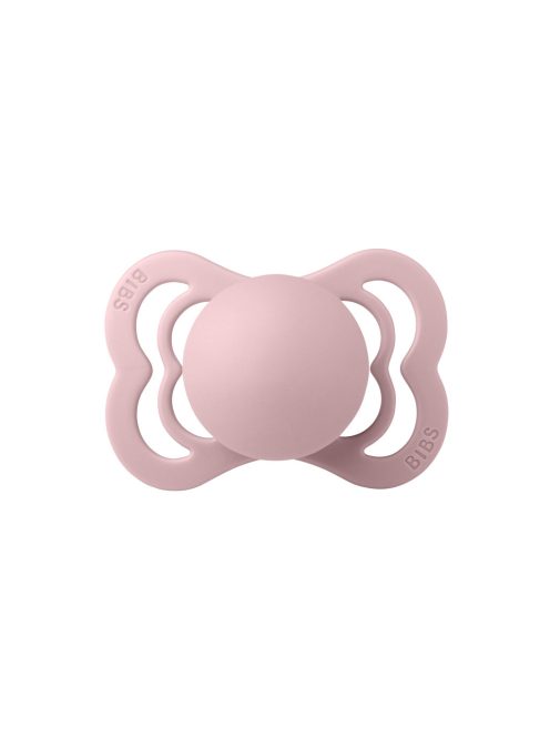 BIBS Supreme cumi, szilvarózsa, szilikon, 0-6 hó