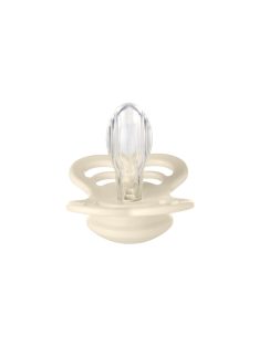 BIBS Supreme cumi, krémfehér, szilikon, 6-36 hó