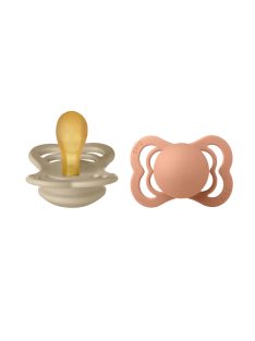 BIBS Supreme cumi 2-es szett, (Vanília/Barack), 0-6 hó