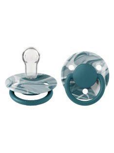 BIBS De Lux, TIE DYE 2-es cumiszett, (Erdei tó-Krémfehér)