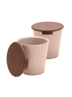 BIBS Pohár szett, (Púderrózsaszín)